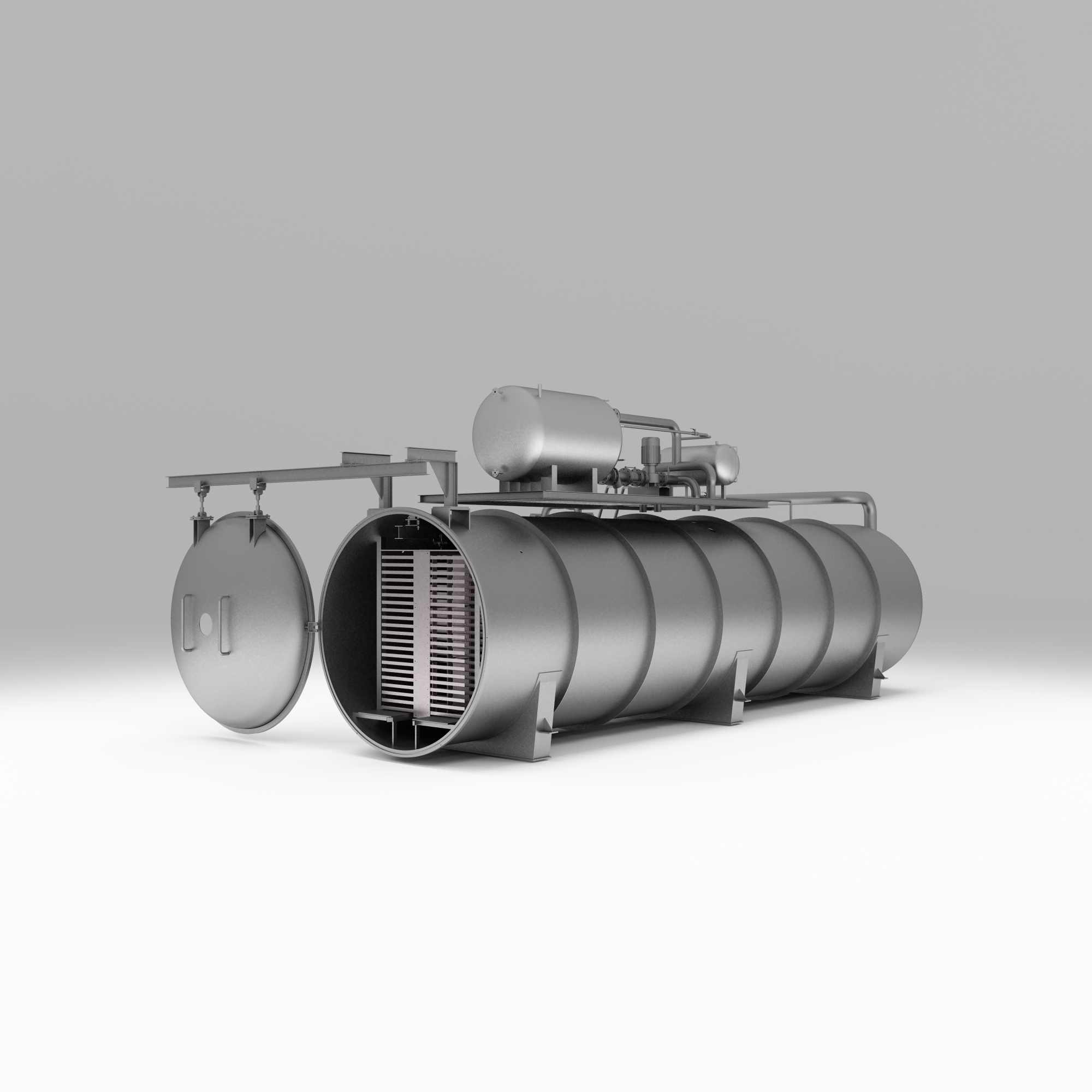 Liofilizare industrială la scară largă de 1200 kg – Sistem de liofilizare în vid de înaltă eficiență