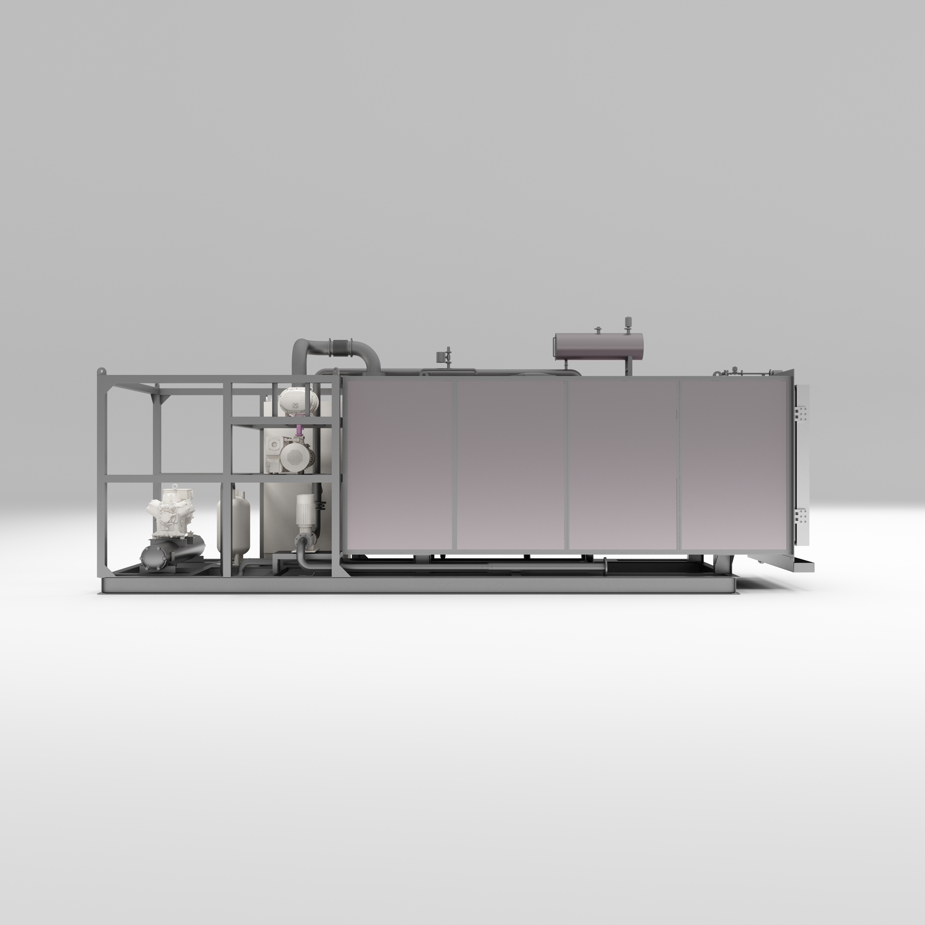 Liofilizator cu vid de 30 m² – Echipament de uscare prin congelare din fabrică